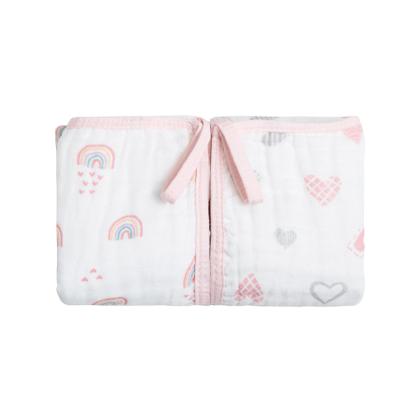 Imagem de PANINHOS DE BOCA BABETE SOFT 40x40cm C/PRENDENDOR DE CHUPETA - KIT C/2 UN ESTAMPADOS PARA BEBÊ- PAPI