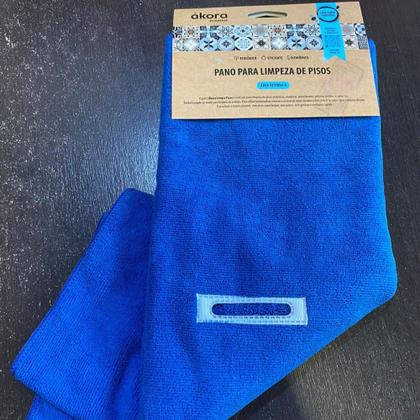 Imagem de Pano Ákora Limpeza de Pisos com Furo Central Encaixe Perfeito no Rodo de Silicone Daxxen Ecomais