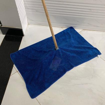 Imagem de Pano Ákora Limpeza de Pisos com Furo Central Encaixe Perfeito no Rodo de Silicone Daxxen Ecomais