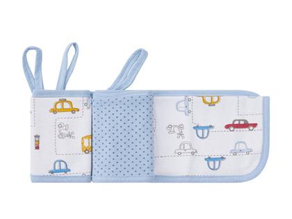 Imagem de Pano De Boca Bebê Babete Malha Dupla C/ Prendedor Chupeta 3U 100% Algodão Enxoval Menino Recém Nascido Maternidade