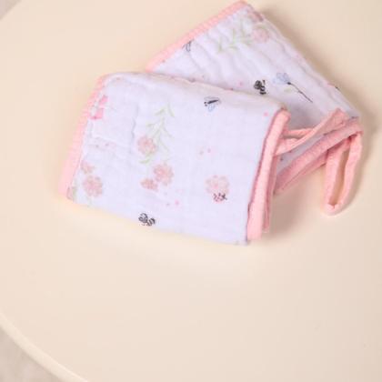 Imagem de Pano De Boca Papi Soft C/2 Feminino Rosa/Flores No Jardim 4658/2098