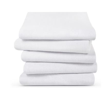 Imagem de Pano de Chão Alvejado Branco Kit 5 e 10 45x70cm Saco Duplo, Direto da Fábrica, Pano para Faxina da Casa e Limpeza do Carro, Excelente Qualidade