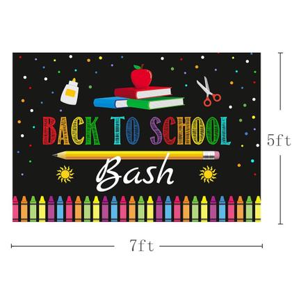 Imagem de Pano de fundo do estúdio fotográfico MEHOFOND Back to School 2,1x1,5 m