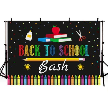 Imagem de Pano de fundo do estúdio fotográfico MEHOFOND Back to School 2,1x1,5 m
