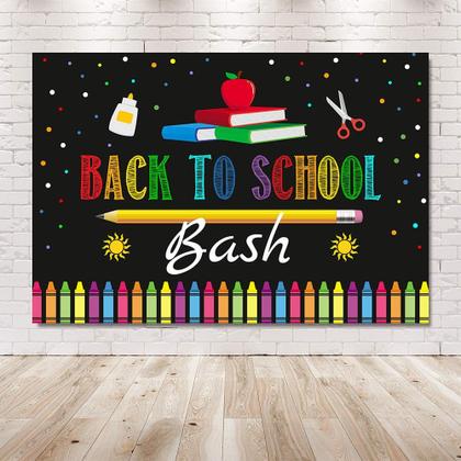 Imagem de Pano de fundo do estúdio fotográfico MEHOFOND Back to School 2,1x1,5 m