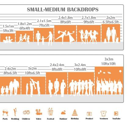 Imagem de Pano de fundo fotográfico LYCGS Winter Dream Wonderland 240 cm x 180 cm