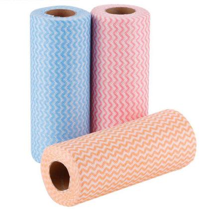 Imagem de Pano de Limpeza Multiuso Perfex 25X30CM 50 Panos Lavável Reutilizável Alta Absorção Limpa Rolo