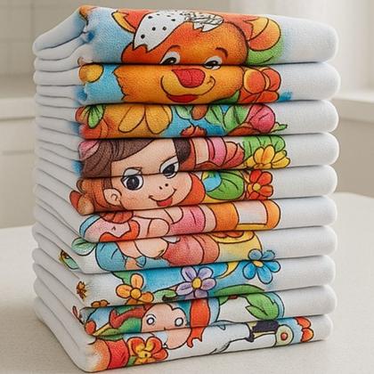 Imagem de Pano De Prato Atacado Bainha Estampado 100 Algodão 43x70cm Revenda Kit Panos de Cozinha Pratico