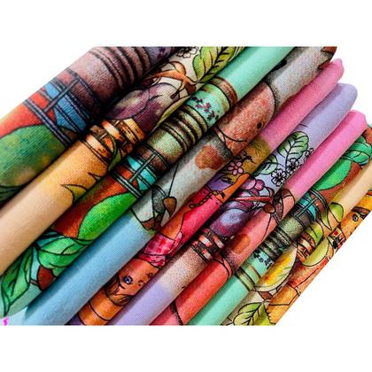 Imagem de Pano De Prato Atacado Color Grande Premium Kit Com 10 Peças