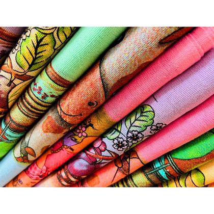 Imagem de Pano De Prato Atacado Color Grande Premium Kit Com 10 Peças