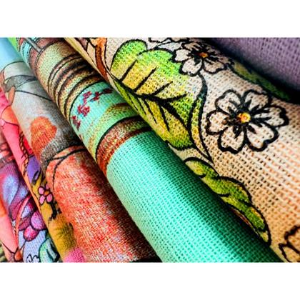 Imagem de Pano De Prato Atacado Color Grande Premium Kit Com 10 Peças