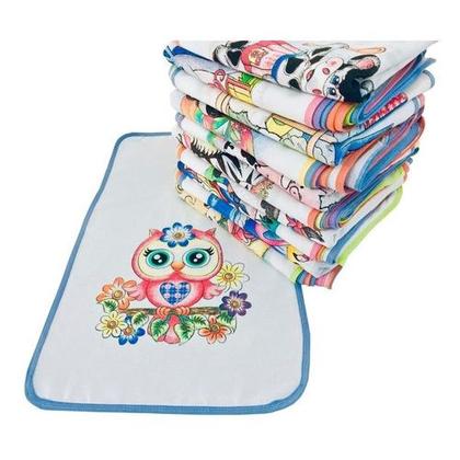 Imagem de Pano De Prato Atacado Vies Estampado Extra Kit Com 30 Peças