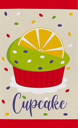 Imagem de Pano de Prato Atoalhado Cupcakes - Kit com 3 Unidades - Coleção Primore