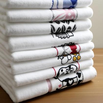 Imagem de Pano De Prato Atoalhado Felpudo 05 Unidades Copa Luxo Gourmet