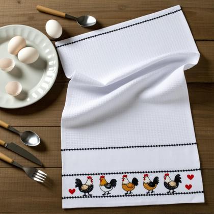 Imagem de Pano De Prato Atoalhado Felpudo 05 Unidades Copa Luxo Gourmet