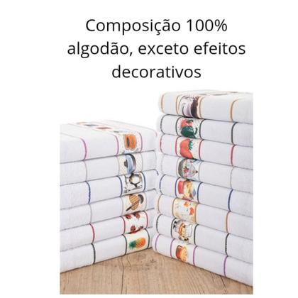 Imagem de Pano de Prato Atoalhado Felpudo - Kit com 10 unidades