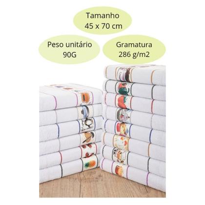 Imagem de Pano de Prato Atoalhado Felpudo - Kit com 10 unidades