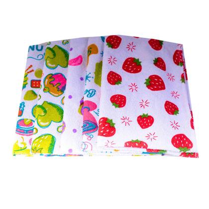 Imagem de Pano De Prato Atoalhado Kit 05 Unidades Panos De Cozinha