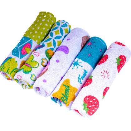 Imagem de Pano De Prato Atoalhado Kit 05 Unidades Panos De Cozinha