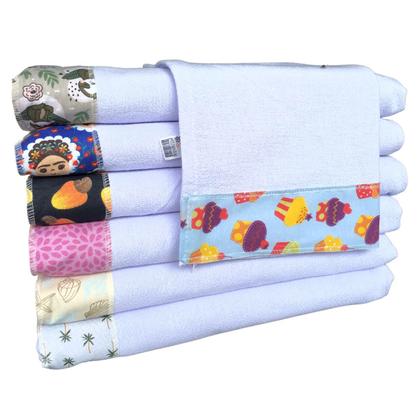 Imagem de Pano De Prato Barradinho Pé de Galinha Kit 10 Pçs