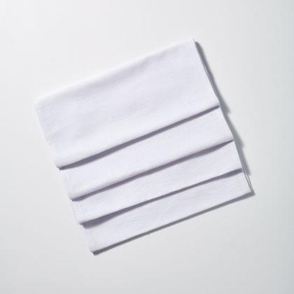 Imagem de Pano De Prato Branco Bainha Atacado O Legitimo Kit Com 10 Peças