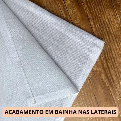 Imagem de Pano De Prato Branco Sem Estampa 100% Algodão Kit C/ 10 Un.