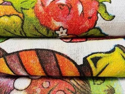 Imagem de Pano De Prato Estampado Kit Com 10 65 X 45 Cm Rubber Store C