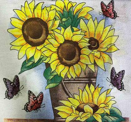 Imagem de Pano de Prato Pé de Galinha Kit com 10 Peças - Estampas Sortidas