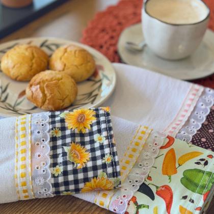 Imagem de Pano De Prato Premium Bordado Ingles 05 uni