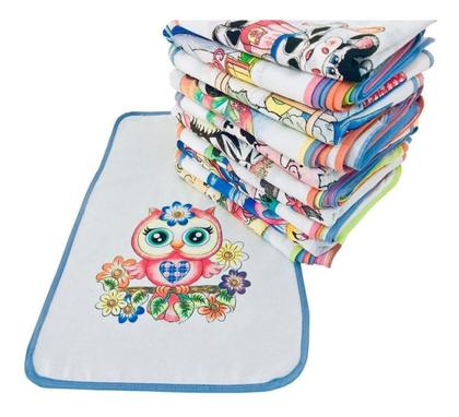 Imagem de Pano De Prato Vies Estampado Kit Com 10 Peças