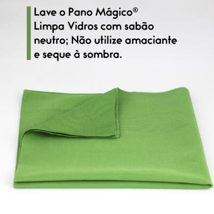 Imagem de Pano Mágico Limpa Vidros Ákora Original  Poliéster e Poliamida Limpando Fácil Só com Água