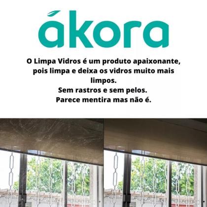 Imagem de Pano Mágico Limpa Vidros Ákora Original  Poliéster e Poliamida Limpando Fácil Só com Água