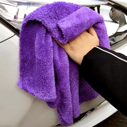 Imagem de Pano Microfibra Automotivo 40x40 Com 4 Toalhas Finas Cores