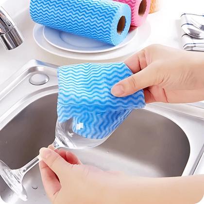 Imagem de Pano Multiuso 50 Unidades - Cores Sortidas