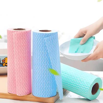 Imagem de Pano Multiuso 50 Unidades - Cores Sortidas