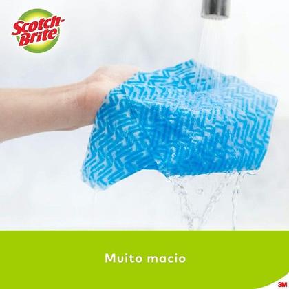 Imagem de Pano Multiuso Azul SCOTCH Brite com 5 Unidades