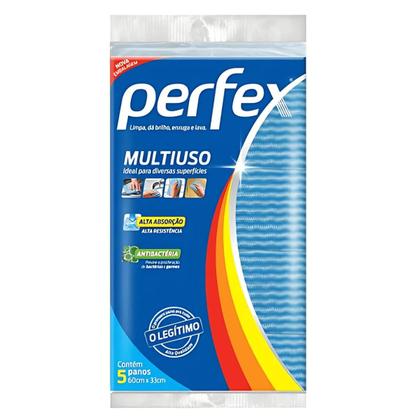 Imagem de Pano multiuso Perfex azul 5un