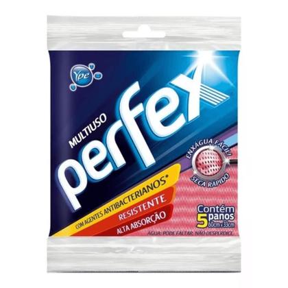 Imagem de Pano multiuso Perfex rosa 5un