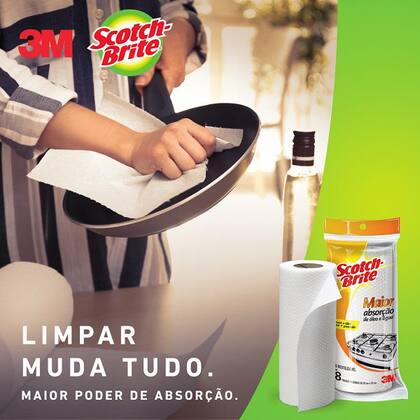 Imagem de Pano Reutilizavel SCOTCH Brite 20CM X 20CM 58 Unidades 3M