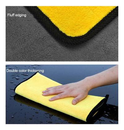 Imagem de Pano Toalha De Microfibra Automotivo Limpa Sem Risco 600gsm