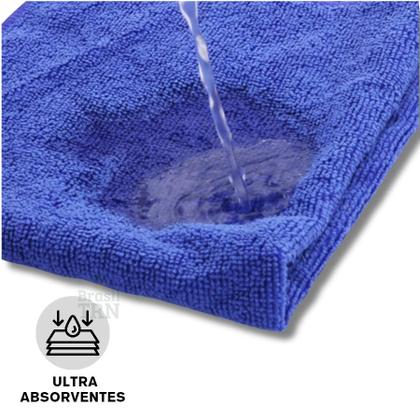 Imagem de Panos de Pia 35x55cm Microfibra Kit com 16 Pano Mágico Cozinha e Limpeza Geral