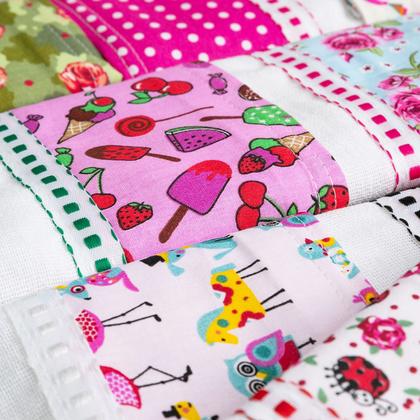 Imagem de Panos De Prato Barrado Atacado Kit Com 10 Peças