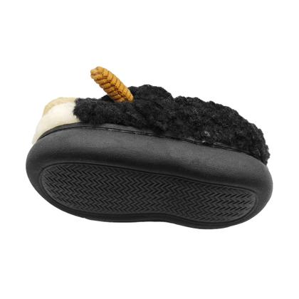 Imagem de Pantufa 3d infantil Bichinho Inverno Proteção Frio Solado De Borracha Peluciada 1 par