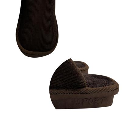 Imagem de Pantufa Adulto Marrom 40/41 Super Confortável Macia