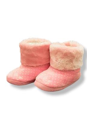 Imagem de Pantufa Bota Pelinho Infantil C/solado Antiderrapante Menina - Wincy Brasil
