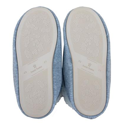 Imagem de Pantufa Botinha de Quarto Feminino Pel Plush Cinza Mescla