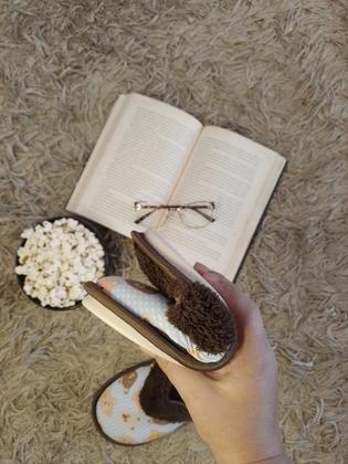 Imagem de Pantufa / Chinelo de quarto de algodão com pelo unissex