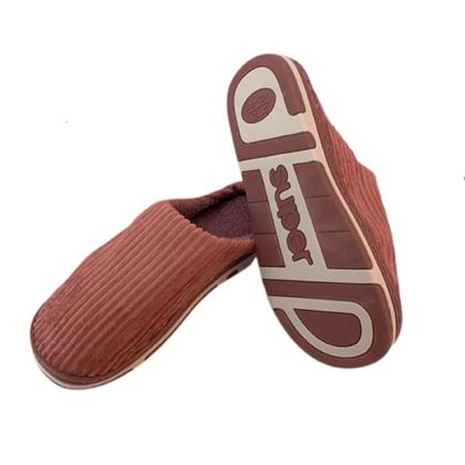 Imagem de Pantufa Chinelo de Quarto Listras Calçado Fechado Quentinho