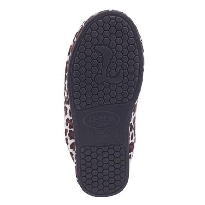 Imagem de Pantufa Fem Leffa 597 Jaguar animal print inverno frio pelos