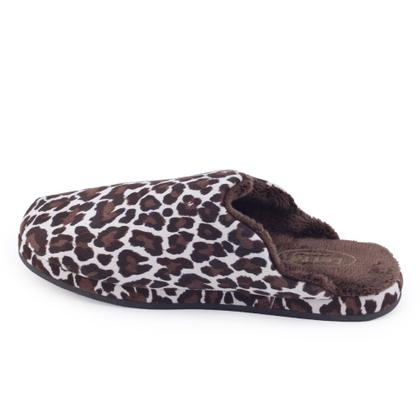 Imagem de Pantufa Fem Leffa 597 Jaguar animal print inverno frio pelos